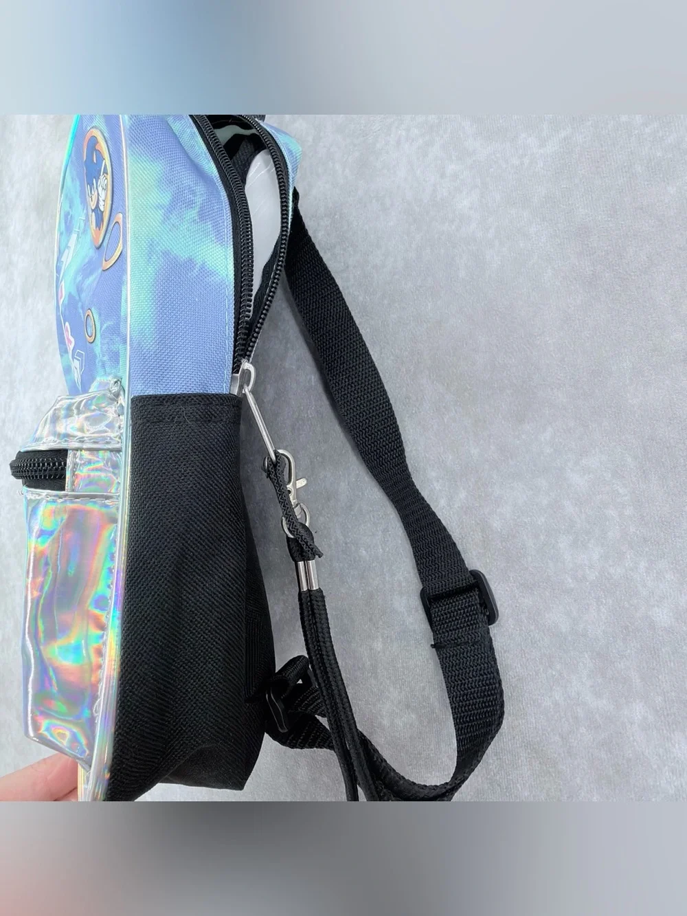 Bioworld Blue Iridescent Sonic Mini Backpack